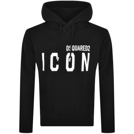 Product Image for DSQUARED2 Logo Pullover Hoodie Black