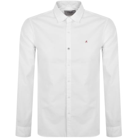 Product Image for Replay Long Sleeved Shirt White