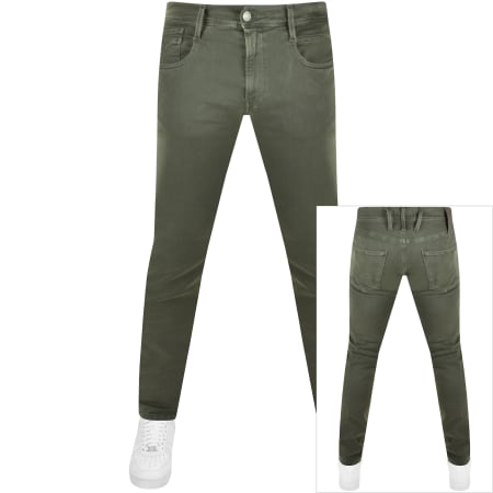 Product Image for Replay Anbass Slim Fit Jeans Green
