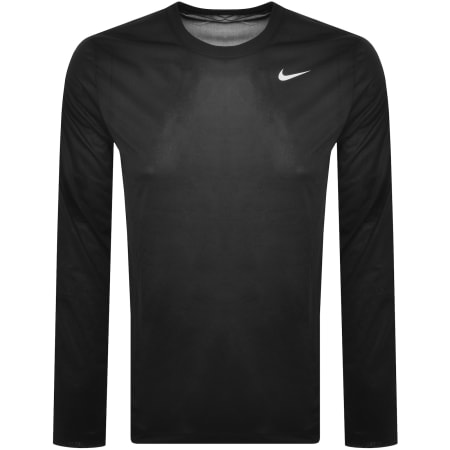 Product Image for Nike Training Long Sleeve Logo T Shirt Black