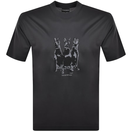 Product Image for Emporio Armani Logo T Shirt Grey