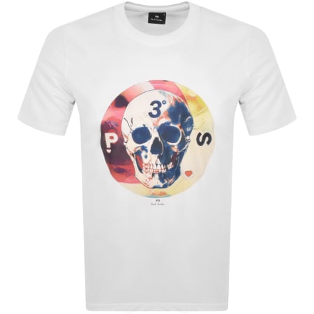 Product Image for Paul Smith Skull T Shirt White