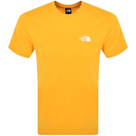 Product Image for The North Face Simple Dome T Shirt Yellow