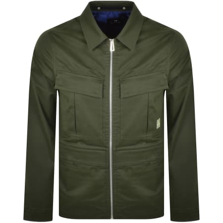 Product Image for Paul Smith Tech Shirt Jacket Green