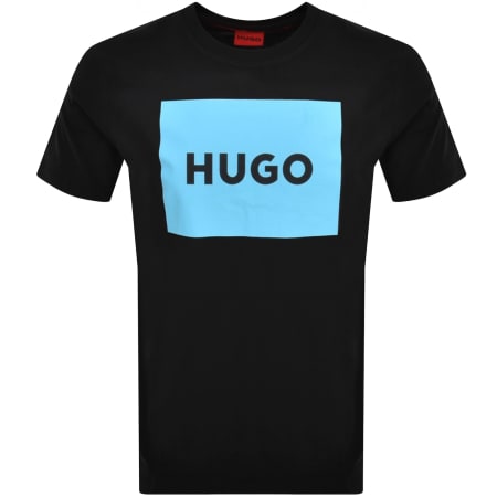Product Image for HUGO Dulive Crew Neck T Shirt Black