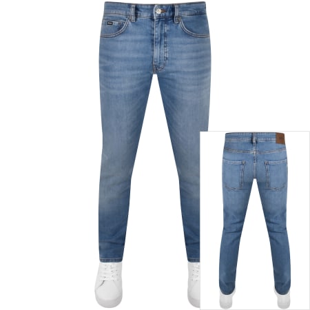Product Image for BOSS Delaware Slim Fit Jeans Light Wash Blue