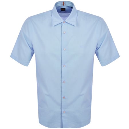 Product Image for BOSS Rash 2 Short Sleeved Shirt Blue