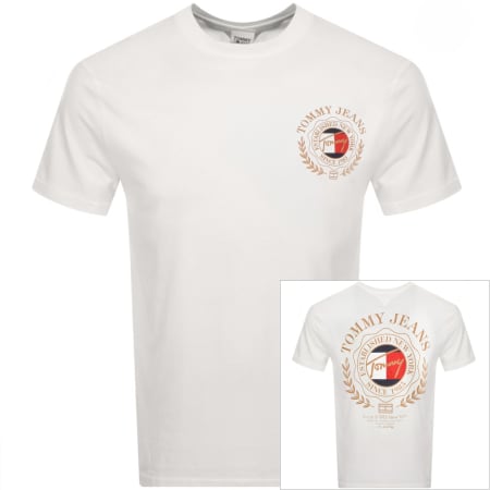 Product Image for Tommy Jeans Explorer Luxe T Shirt White