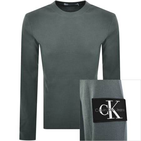 Product Image for Calvin Klein Jeans Waffle T Shirt Grey