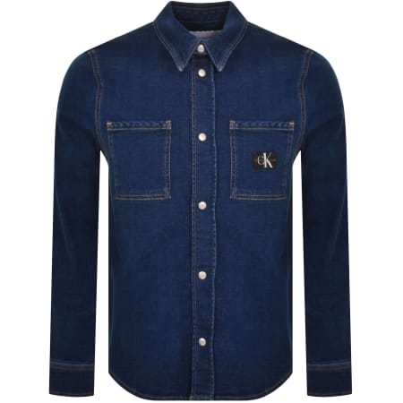 Recommended Product Image for Calvin Klein Jeans Long Sleeve Denim Shirt Blue