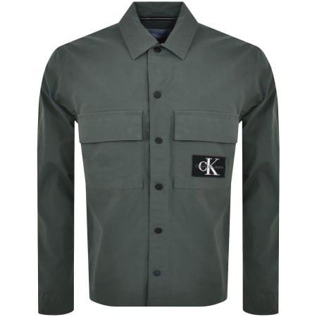 Product Image for Calvin Klein Jeans Cargo Overshirt Jacket Grey