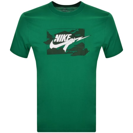 Product Image for Nike Crew Neck Club T Shirt Green
