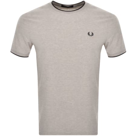 Product Image for Fred Perry Crepe Pique T Shirt Beige