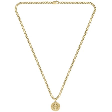 Product Image for BOSS North Compass Necklace Gold