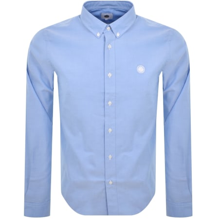 Recommended Product Image for Pretty Green Oxford Long Sleeve Shirt Blue