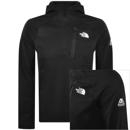 Product Image for The North Face Quarter Zip Fleece Hoodie Black