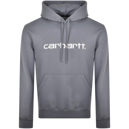 Product Image for Carhartt WIP Logo Hoodie Grey