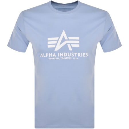 Product Image for Alpha Industries Basic Logo T Shirt Blue