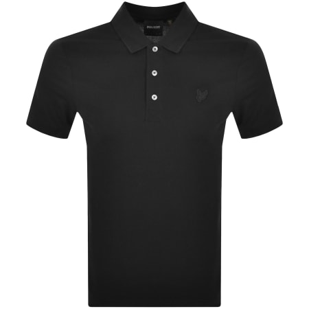 Product Image for Lyle And Scott Tonal Eagle Polo T Shirt Black