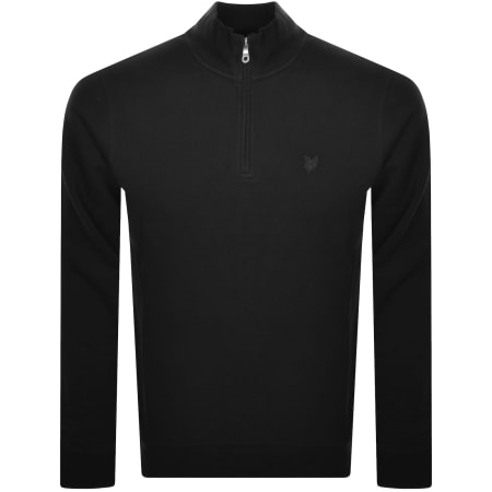 Recommended Product Image for Lyle And Scott Quarter Zip Sweatshirt Black