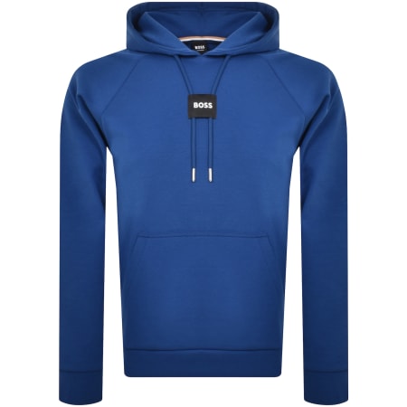 Recommended Product Image for BOSS Emblem Hoodie Blue