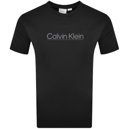 Product Image for Calvin Klein Raised Line Logo T Shirt Black