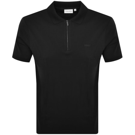 Product Image for Calvin Klein Welt Polo T Shirt Black