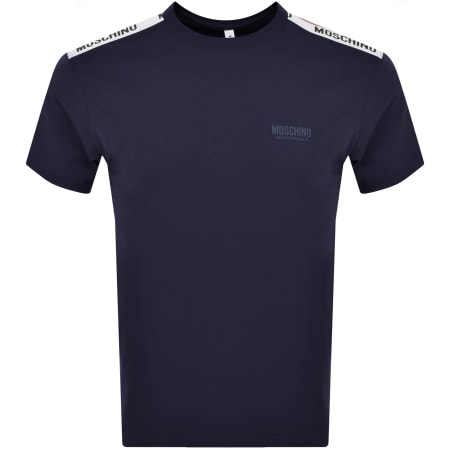 Product Image for Moschino Logo T Shirt Navy