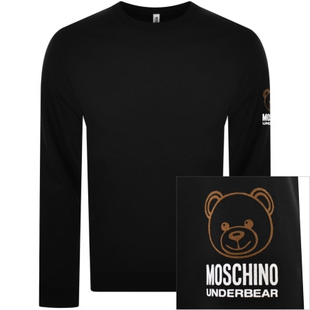 Product Image for Moschino Teddybear Sweatshirt Black