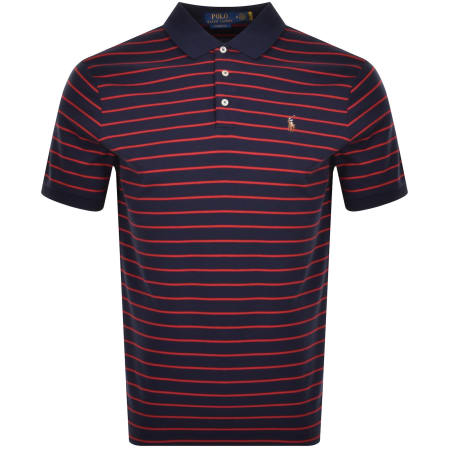 Product Image for Ralph Lauren Striped Polo T Shirt Navy