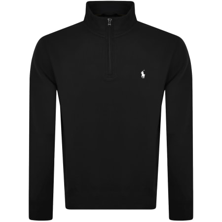 Product Image for Ralph Lauren Quarter Zip Sweatshirt Black