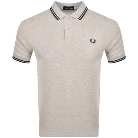 Product Image for Fred Perry Twin Tipped Polo T Shirt Beige