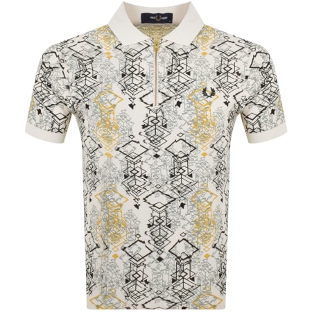 Product Image for Fred Perry Pique Polo T Shirt Cream