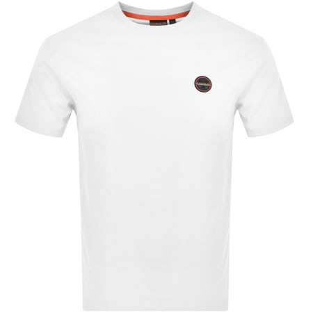Product Image for Napapijri Salis Logo T Shirt White