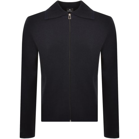 Product Image for Paul Smith Knitted Full Zip Jacket Navy
