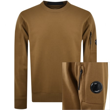 Product Image for CP Company Diagonal Sweatshirt Brown