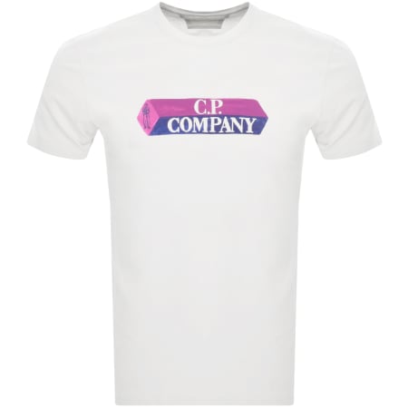 Product Image for CP Company Jersey T Shirt White