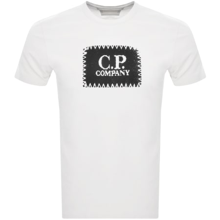 Product Image for CP Company Logo T Shirt White