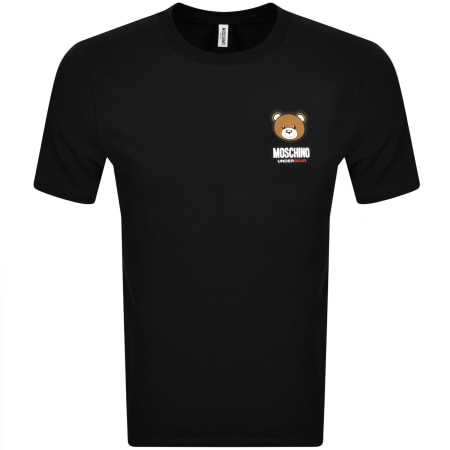 Product Image for Moschino Bear Logo T Shirt Black