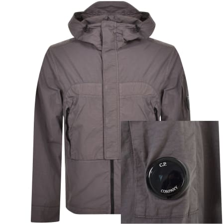 Product Image for CP Company Long Sleeved Full Zip Overshirt Purple