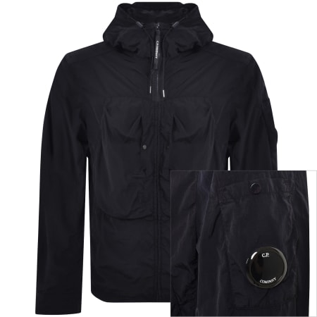 Product Image for CP Company Chrome Full Zip Overshirt Navy