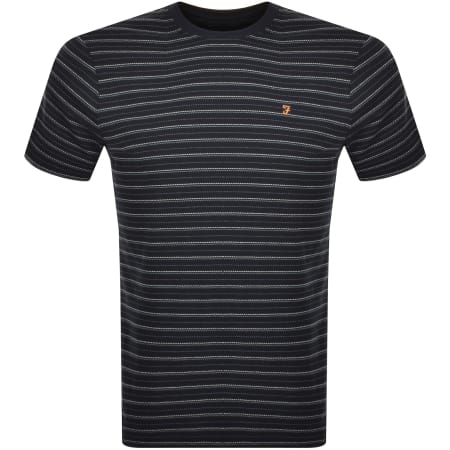 Product Image for Farah Vintage Pell Stripe T Shirt Navy