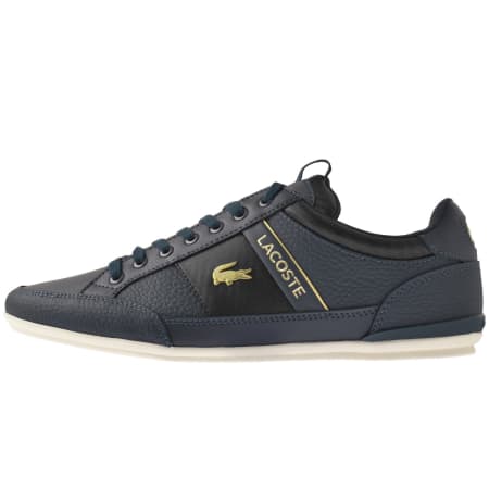 Black lacoste trainers hotsell