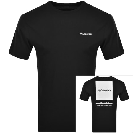 Columbia Explorers Canyon T Shirt Black Mainline Menswear Denmark