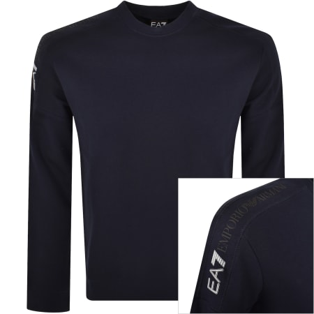EA7 Emporio Armani Core ID Sweatshirt Navy Mainline Menswear