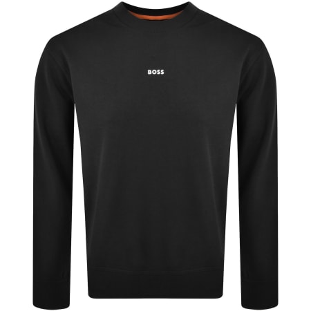 Boss sweatshirt black discount