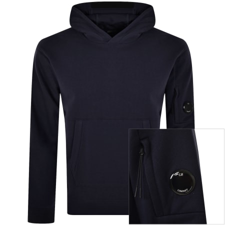 CP Company Diagonal Raised Lens Sweatshirt Navy Mainline Menswear