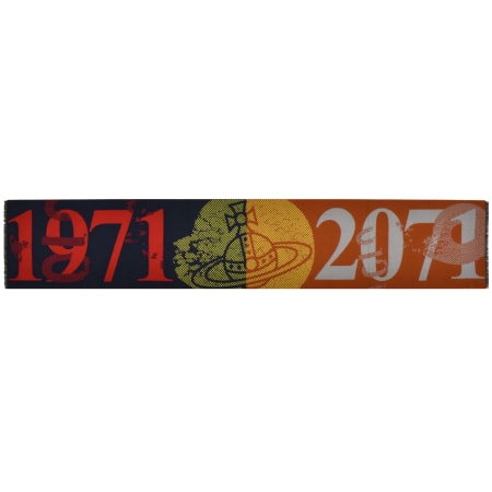 Product image for Vivienne Westwood Logo Soccer Scarf Navy
