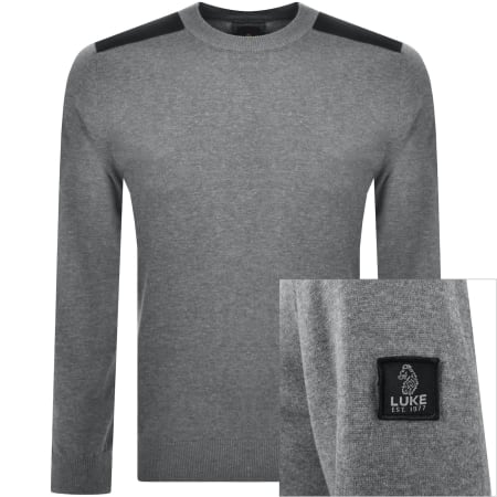 Grey luke jumper deals