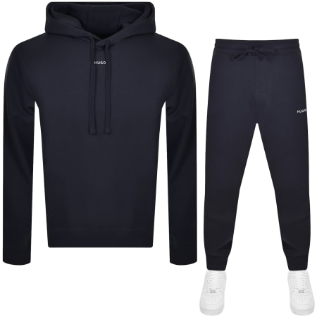 Mens navy hugo boss tracksuit top